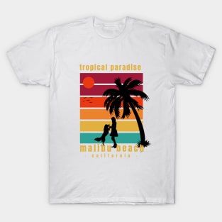 Malibu beach California T-Shirt